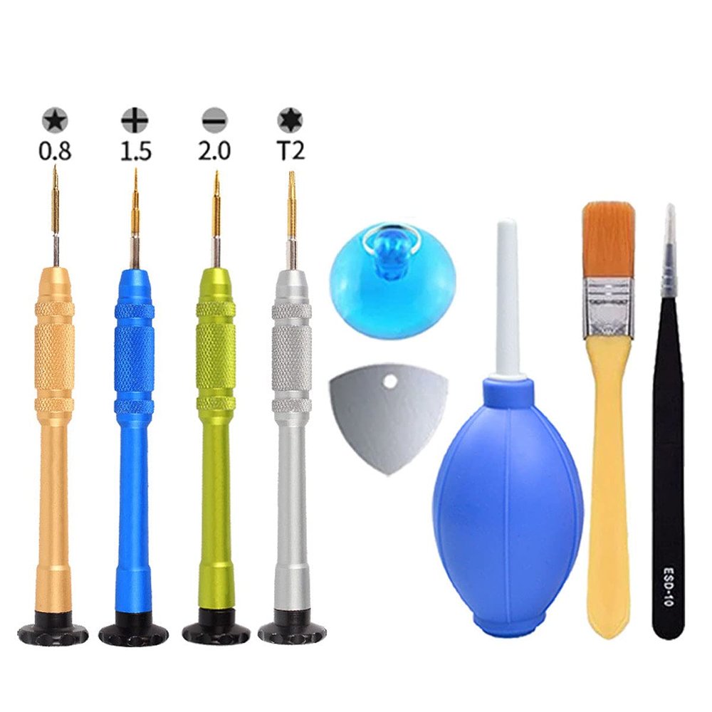 9PCS Mobile Phone Repair Tools Kit 6300 Multifuction Repair Screwdriver Kit Hand Tools Set Suitable for Repair of Mobile Phones of Android.