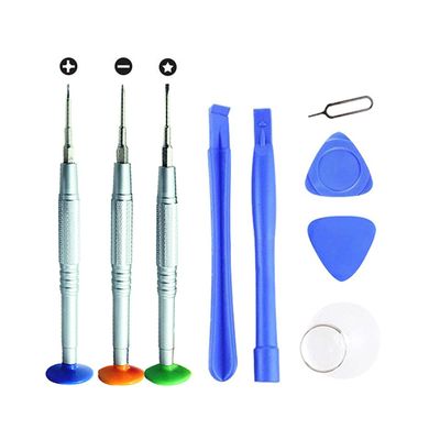 9PCS Mobile Phone Repair Tools Kit Multifunction Cell Phone Repair Screwdriver Kit Color Cap Suitable for Repair of Mobile Phones,Watches or Glasses.