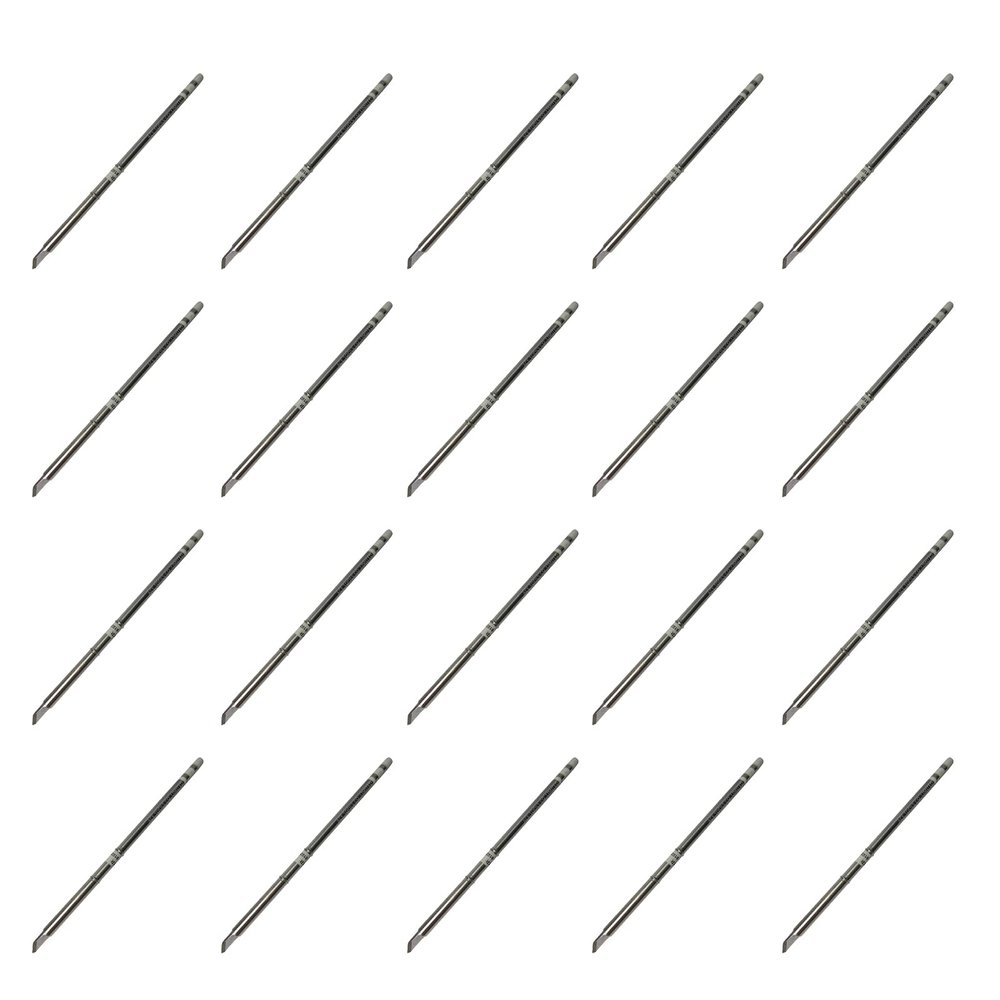 T15-KR Short Knife 4.7mm Soldering Tip for FX-9501 FM-2028 FM-2027 FM-2021 FX-950 FX-951 FX-952 FM-202 FM-203 FM-204 FM-206 ACE Tips (20)