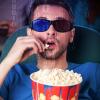 BBTO 2 Pieces 3D Movie Game Glasses Red Blue 3D Viewing Glasses for Movies Games, Light Simple Design(Black) view 4