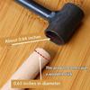 XYXXBB Multipurpose Manual Survival Drill Bit-Woodworking Hole Saw Bit Hand Auger for Outdoor and Camping Perfect Addition Tool to Survival (Size : 8/10/12/14/16/18//20/22mm) (Size : 0.393in) view 2