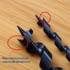 XYXXBB Multipurpose Manual Survival Drill Bit-Woodworking Hole Saw Bit Hand Auger for Outdoor and Camping Perfect Addition Tool to Survival (Size : 8/10/12/14/16/18//20/22mm) (Size : 0.393in) view 4