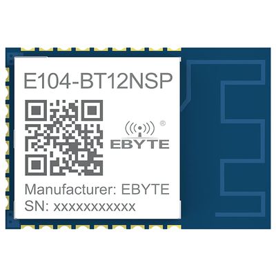 EBYTE GFSK Bluetooth Self Mesh Module 10dBm 2.4Ghz BLE E104-BT12NSP 60m Support Sig Mesh V1.0 Max 16383 Nodes UART Interface