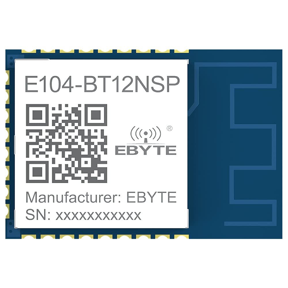 EBYTE GFSK Bluetooth Self Mesh Module 10dBm 2.4Ghz BLE E104-BT12NSP 60m Support Sig Mesh V1.0 Max 16383 Nodes UART Interface