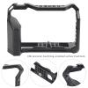Camera Cage, 5.9x2.3x4.3 Inch Aluminum Alloy Camera Video Protective Cage Multifunction DSLR Camera Rig,with Cold Shoe Mount,for Camera view 3