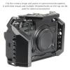 Camera Cage, 5.9x2.3x4.3 Inch Aluminum Alloy Camera Video Protective Cage Multifunction DSLR Camera Rig,with Cold Shoe Mount,for Camera view 4