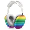Design Skinz Rainbow Striped Skin Decorative Vinyl Case Cover Decal Full-Body Wrap Kit Compatible with Apple AirPods Pro Max Bluetooth Wireless Headphones