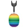 Design Skinz Rainbow Striped Skin Decorative Vinyl Case Cover Decal Full-Body Wrap Kit Compatible with Apple AirPods Pro Max Bluetooth Wireless Headphones view 2