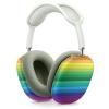 Design Skinz Rainbow Striped Skin Decorative Vinyl Case Cover Decal Full-Body Wrap Kit Compatible with Apple AirPods Pro Max Bluetooth Wireless Headphones view 4