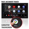 BOSS Audio Elite BV850ACP Car Multimedia Player Apple CarPlay-Android Auto Double Din 6.75 Inch LCD Capacitive Touchscreen, Bluetooth no CD/DVD + Rear View Camera view 4