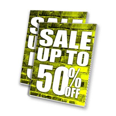 Sale Up to 50 Percent Off (24" X 36") 4mm Corrugated Plastic Panel, Graphics Applied to 1 Side (Pk of 2)