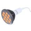 hooga Orange Light Therapy Bulb Power Cord Included. 605 nm Wavelength. 12 LEDs. High Irradiance, May Reduce Skin Redness and Irritation. Mood Enhancing Benefits. view 2