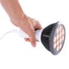 hooga Orange Light Therapy Bulb Power Cord Included. 605 nm Wavelength. 12 LEDs. High Irradiance, May Reduce Skin Redness and Irritation. Mood Enhancing Benefits. view 3