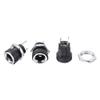 Jyving 10pcs/Pack Female Panel Mount Connector 5.5 mm x 2.1mm DC Power Supply Jack Socket Adapter view 3