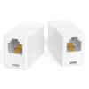 NECABLES 2Pack RJ11 Coupler Phone Line Connector Telephone Cord Adapter RJ11 6P4C Female to Female for Landline Phone and Fax White view 4