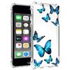 Tothedu Phone Case for iPod Touch 7/iPod Touch 6/iPod Touch 5 Case for Girls, Clear Slim Shockproof Pattern Soft Flexible TPU Back Phone Protective Cover Cases for iPod Touch 5/6/7th (Butterfly) view 3