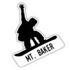 Mt. Baker Washington Ski Adventures Souvenir 2 Inch Fridge Magnet Board Design view 1