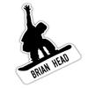 Brian Head Utah Ski Adventures Souvenir 2 Inch Fridge Magnet Board Design view 1