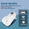 Rierdge 50 Pcs 3/8 Inch R-Type Clip Clamp, Nylon P-Type Mounting Clips, Cable Clip Wire Clamp for Wire Management, Stainless Steel Screws Included view 2