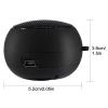 Mini Speaker, Retractable Speaker with USB Charging Cable, 3.5mm Audio Interface Portable Speaker for MP3, MP4, MP5, Mobile Phones, Computers(Black, 12) view 4