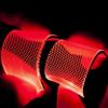 Flexible Helmet led Light Decorations led Lights Flexible Cosplay DIY kit Decorations RGB Superhero for Men Gifts Red view 3