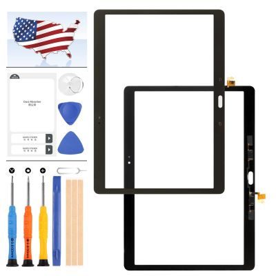 for Samsung T800 Touch Screen Replacement,for Samsung Galaxy Tab S 10.5 SM-T805 T800 Touch Panel Digitizer Sensor Full Glass Lens Repair Parts Kit,with Free Tools (Black)
