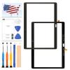 for Samsung T800 Touch Screen Replacement,for Samsung Galaxy Tab S 10.5 SM-T805 T800 Touch Panel Digitizer Sensor Full Glass Lens Repair Parts Kit,with Free Tools (Black) view 1