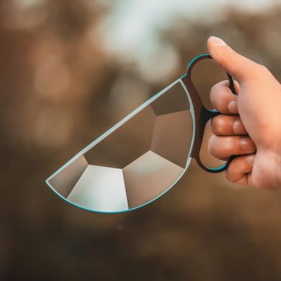 150mm Handheld Kaleidoscope Filter, K9 Optical Glass Prism, Creates Multiple Refractions, Suitable for All Camera Sizes, Photographic Video SLR Camera Accessories