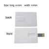 100 Pack 1GB Custom USB Flash Drive Personalized Your Logo, USB 2.0 Card USB Pen Drive with Leather Bag, Thumb Drive Memory Stick - Color Print Logo for Company Ads Wedding Gift Photography Vedio view 2