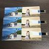 100 Pack 1GB Custom USB Flash Drive Personalized Your Logo, USB 2.0 Card USB Pen Drive with Leather Bag, Thumb Drive Memory Stick - Color Print Logo for Company Ads Wedding Gift Photography Vedio view 4