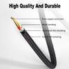10FT 3.5mm to RCA Cable - Nylon Braided Aux Audio Adapter Compatible with iPhone, Smartphones, Tablets & Speakers view 3
