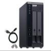 QNAP TR-002 2 Bay USB Type-C Direct Attached Storage (DAS) with Hardware RAID (Diskless) (TR-002-AMZ-US) view 4