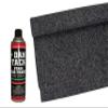 Absolute C20YGR 20-Feet Long by 4 Feet Wide, 80 Square Feet Dark Gray (Charcoal) Carpet for Speaker Sub Box Carpet Home, Auto, RV, Boat,Car Trunk Liner + Dantack Foam & Fabric Glue Adhesive Spray view 1