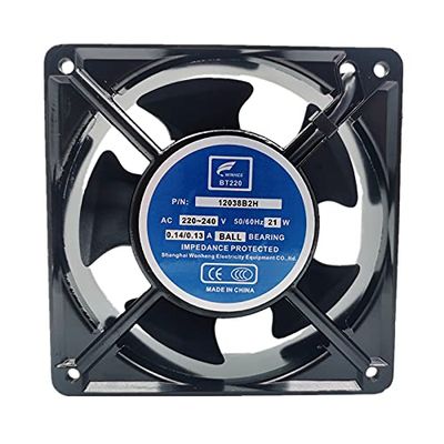 12038B2H WENHENG BT220 AC220/240V 0.14/0.13A Cabinet Fan Fan