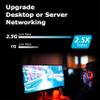 Akasa 2.5 Gigabit PCIe Network Card | 10/100/1000/2500 Mbps | RJ45 Ethernet Port | Support Low Profile Case | Compatible with Windows 7/8.X / 10 Linux 4.x or Later | AK-PCCE25-01 view 3