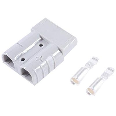 10Pcs for Anderson Plug Connector 50A 600V 6AWG Silver Plated Solid Copper Terminal AC/