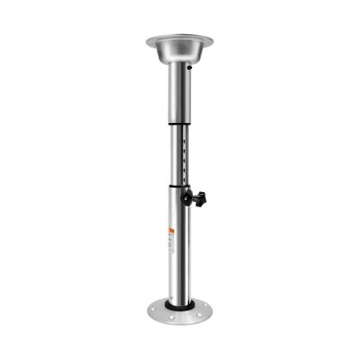 Table Pedestal Stand, 2228In Adjustable Height T-able Legs Aluminum Alloy table Legs and Bases Adjustable P-edestal Marine Caravan Motorhome t-able pedestal Stand Base, for RV Boat Yacht