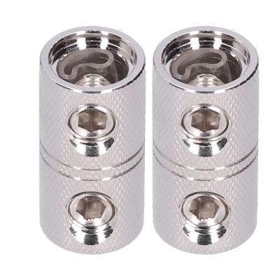 0 Gauge Wire Connector Power Cord Coupler for Car 0-2 Gauge Input Output Extension Terminal with -Plated and Oversized Set Screws for Secure Wire Holding