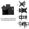 iBirdie Outdoor TV Cover 80 to 85 inch Weatherproof, Cover Size 75''L x 45''H, Waterproof for Outside Flat Screen 80 to 85 inch TV, Black, 600D Thick Fabric Screen Protector with Bottom view 4