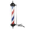 Futchoy 41 Inch Barber Shop Sign LED Light Hair Salon Outdoor Retro Barber Shop Pole Luminous Rotating Stripe Wall Hanging Lamp Waterproof Rotating Barber Pole Red White Blue Stripe Sign Lamp view 1
