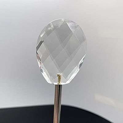 2 PCS Fractal Filter, Handheld Photography Foreground Crystal Glass Special-Shaped Glass Prism, Diameter 70mm, Photography Accessories
