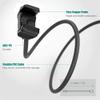 Compatible with Amazfit Band 5 Charger, Lamshaw USB Charging Cilp Dock Replacement Charger Cilp Compatible with Amazfit Band 7 / Band 5 Fitness Tracker (2 Pack-Black+Black) view 3