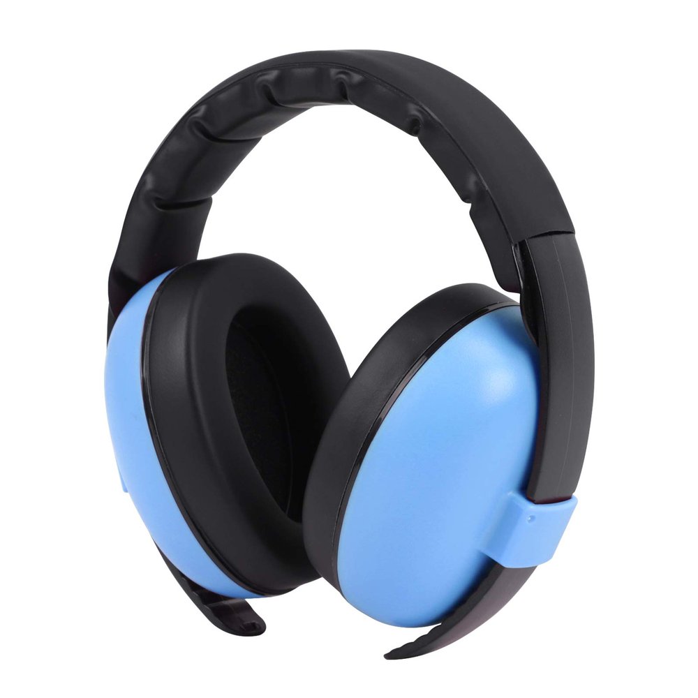 Holiberty Baby Toddler Ear Muffs Hearing Protection 0-3 Years Newborn Kids Adjustable Noise Cancelling Reduction Earmuff Defender