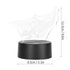 GLOGLOW 3D Night Light, USB Power Helicopter Patten Acrylic Lamp with Touch Switch for Home Bedroom Office Desk Decoration Gift view 2