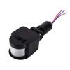 LED Outdoor 90~250V 180 Degree Security Infrared PIR Motion Sensor Detector Wall Light Switch Black view 1