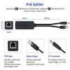 10Gtek 1.25G PoE Splitter Cable, 10/100/1000Mbps, 802.3af/at, 48V to 12V, 100 Meters Link view 2