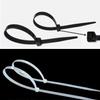 100pcs Cable Zip Ties Heavy Duty, 15-inch Plastic Ties, Adjustable Super Strong Plastic Ties, Tensile Strength of 50 Pounds, Suitable for Indoor and Outdoor Use (white) view 3