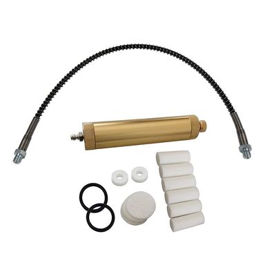 1 Set Gold Oil-water Separator Outer Diameter 37mm With 1 Meter Nylon Hose High Pressure PCP Hand Pump Air Filter For High Pressure 30mpa/300bar/4500psi Air Pump