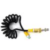 UP100 M10x1 Thread 63Mpa PCP Pneumatics Air Filling Pump High Pressure Nylon Remote Hose Motorcycle Bike Bicycle Car Tyre Test Tube (Tube with 1 set QD) view 1