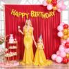 10ft x 7ft Red Backdrop Curtain for Parties Red Wrinkle Free Backdrop Drapes Panels for Wedding Baby Shower Birthday Photo Photography Christmas Polyester Fabric Background Decoration view 1